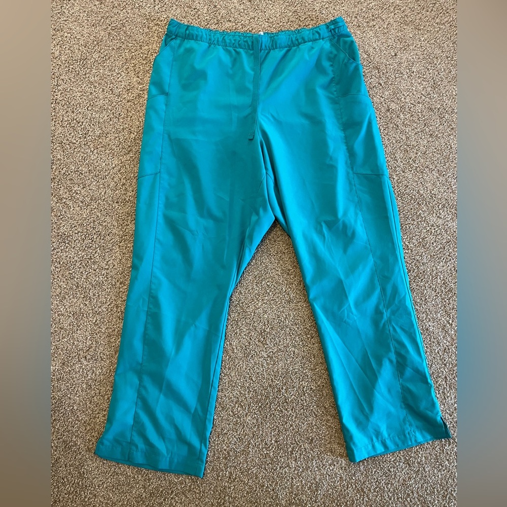 💚🩺Wonderwink Scrub Pants. Women’s 2x. Teal Blue